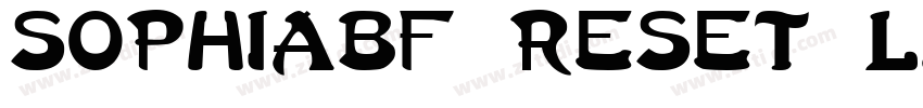 SOPHIABF Reset Last字体转换